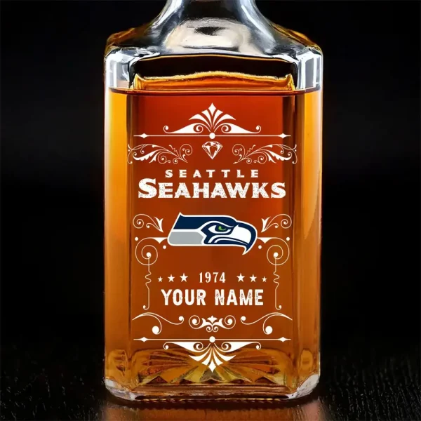 Seattle Seahawks Whisky Decanter 26OZ PURWKB030 - Image 2