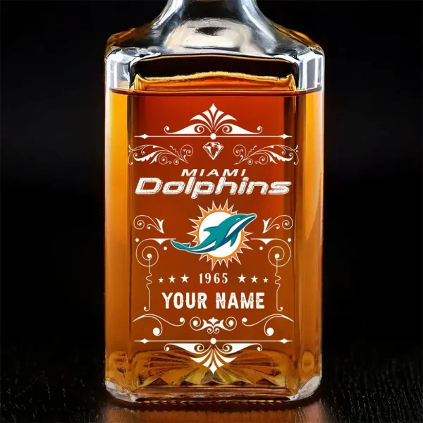 Miami Dolphins Whisky Decanter 26OZ PURWKB020 - Image 3