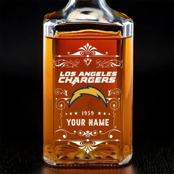 Los Angeles Chargers Whisky Decanter 26OZ PURWKB018 - Image 2
