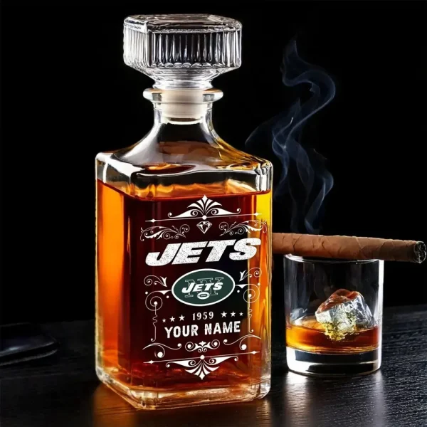 New York Jets Whisky Decanter 26OZ PURWKB025