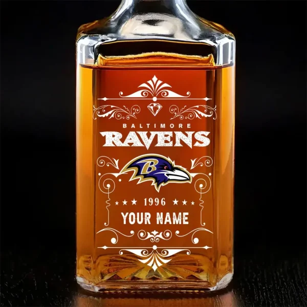 Baltimore Ravens Whisky Decanter 26OZ PURWKB004 - Image 2