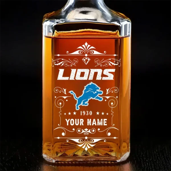 Detroit Lions Whisky Decanter 26OZ PURWKB012 - Image 2