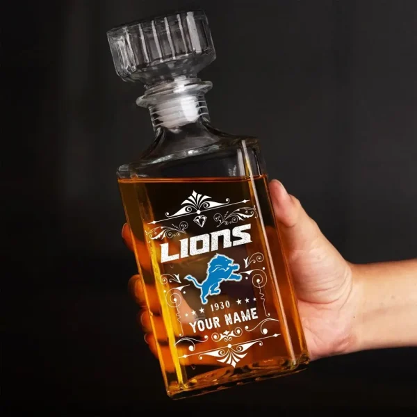 Detroit Lions Whisky Decanter 26OZ PURWKB012 - Image 3