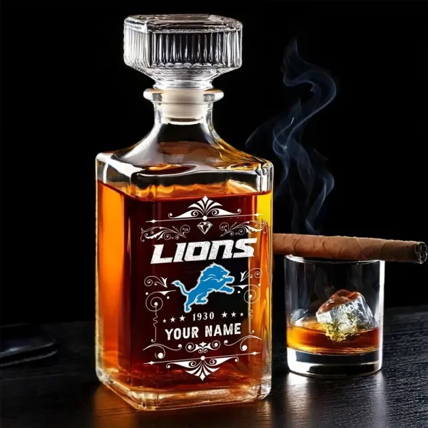 Detroit Lions Whisky Decanter 26OZ PURWKB012