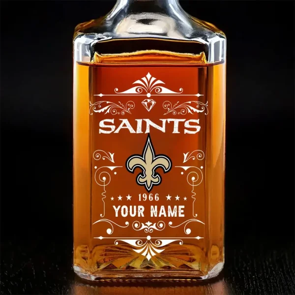 New Orleans Saints Whisky Decanter 26OZ PURWKB023 - Image 2