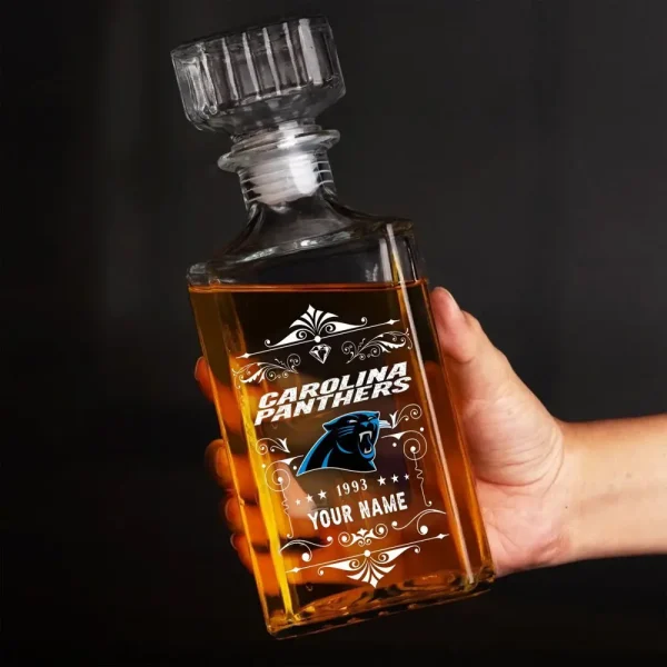 Carolina Panthers Whisky Decanter 26OZ PURWKB006 - Image 3