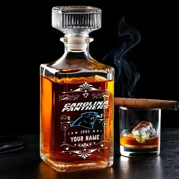 Carolina Panthers Whisky Decanter 26OZ PURWKB006