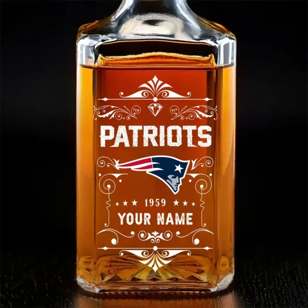 New England Patriots Whisky Decanter 26OZ PURWKB022 - Image 2