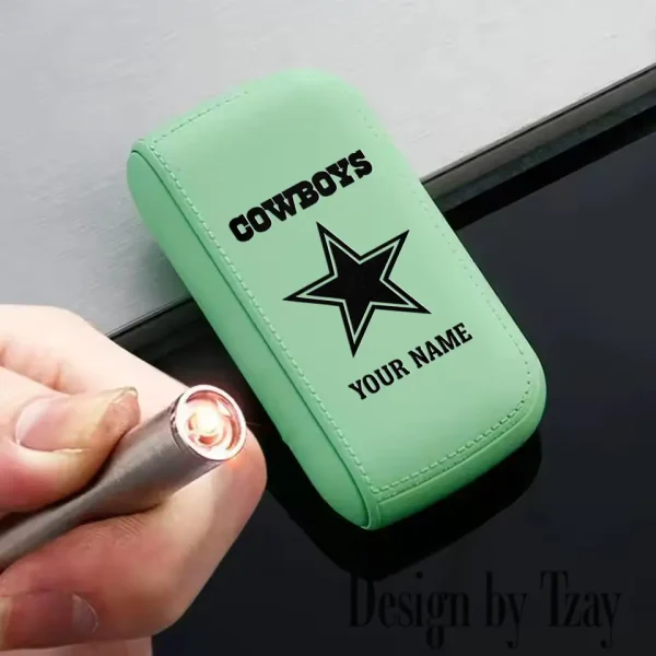 Dallas Cowboys Portable 2-in-1 Multi-function  Leather Cigarette Lighter Cigarette Case SPTLCCLC009 - Image 5