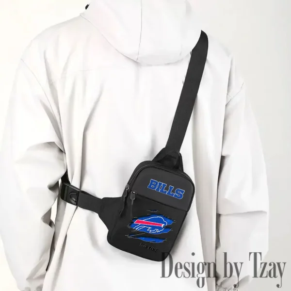 Buffalo Bills Men Multi-Function Sports Chest Bag Men SPTFCB004 - Image 2