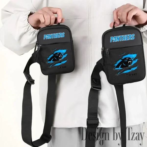 Carolina Panthers Men Multi-Function Sports Chest Bag Men SPTFCB005 - Image 3