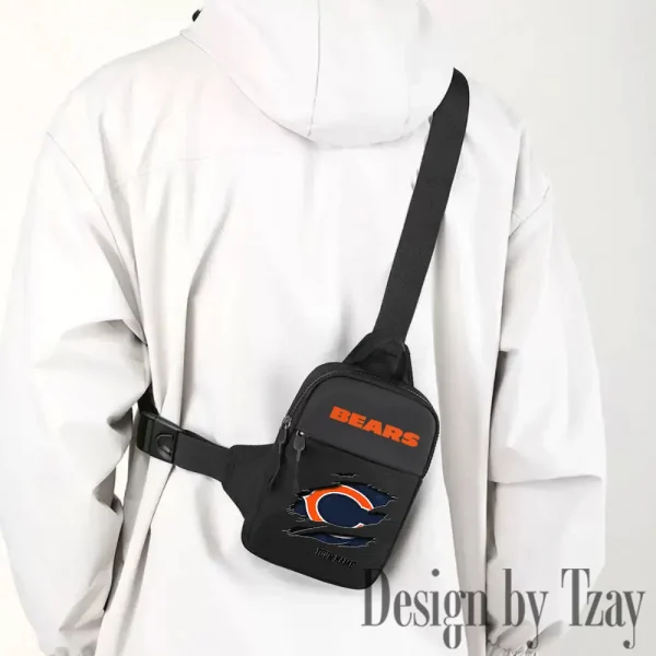 Chicago Bears Men Multi-Function Sports Chest Bag Men SPTFCB006 - Image 2