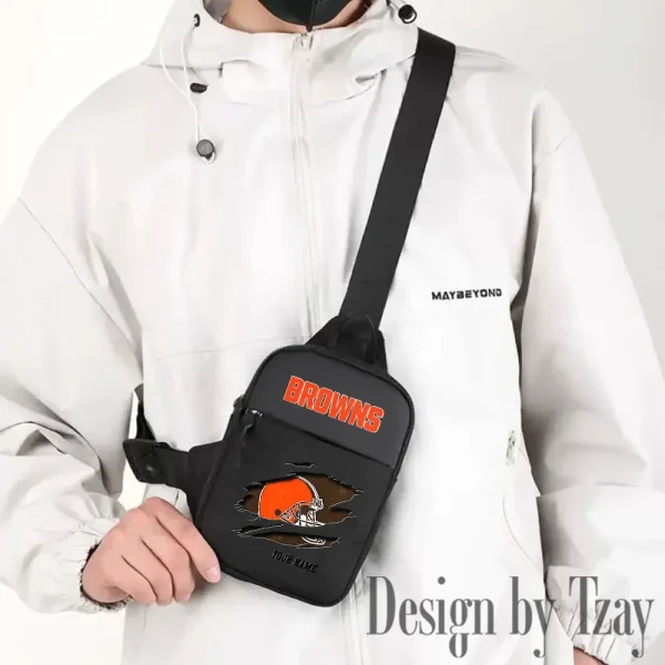 Cleveland Browns Men Multi-Function Sports Chest Bag Men SPTFCB008