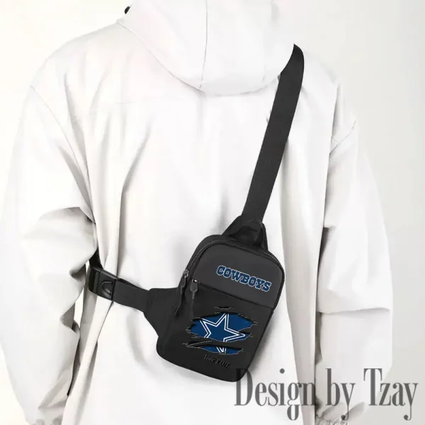 Dallas Cowboys Men Multi-Function Sports Chest Bag Men SPTFCB009 - Image 3