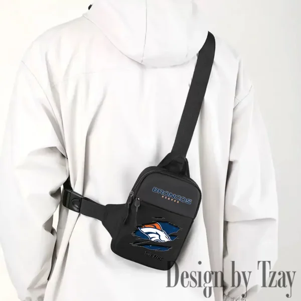 Denver Broncos Men Multi-Function Sports Chest Bag Men SPTFCB010 - Image 2