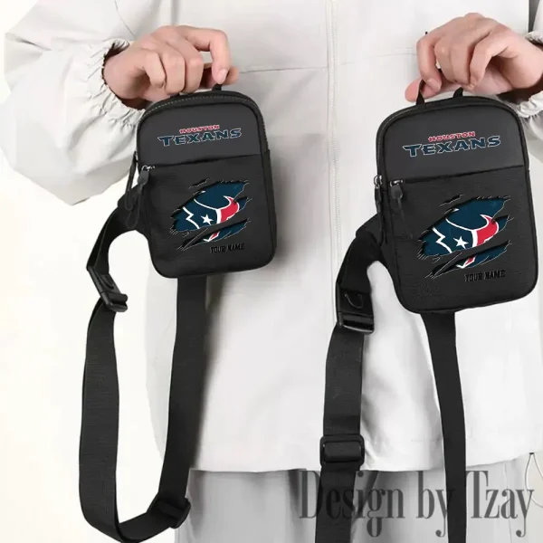 Houston Texans Men Multi-Function Sports Chest Bag Men SPTFCB013 - Image 2