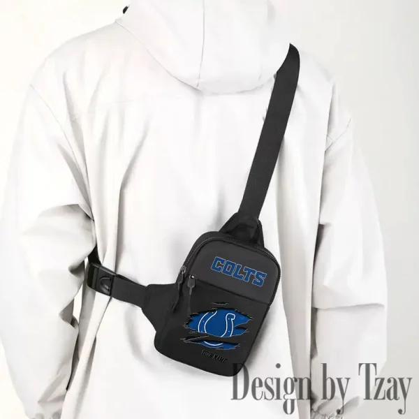 Indianapolis Colts Men Multi-Function Sports Chest Bag Men SPTFCB014 - Image 2