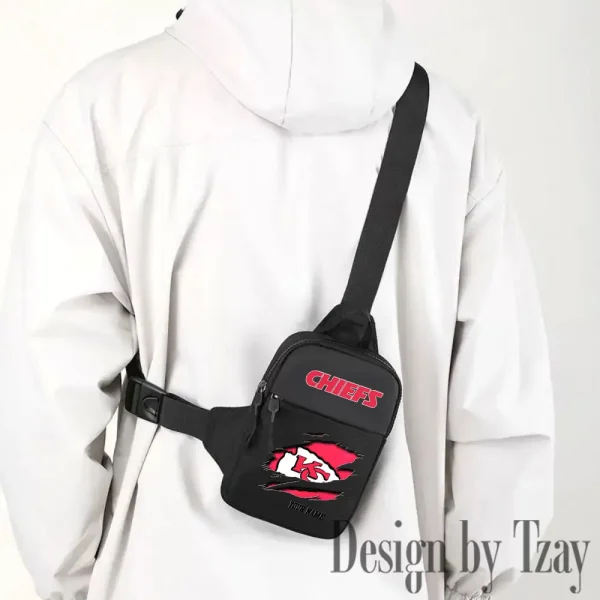 Kansas City Chiefs Men Multi-Function Sports Chest Bag Men SPTFCB016 - Image 2