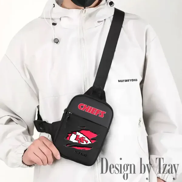 Kansas City Chiefs Men Multi-Function Sports Chest Bag Men SPTFCB016