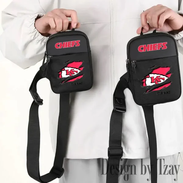 Kansas City Chiefs Men Multi-Function Sports Chest Bag Men SPTFCB016 - Image 3