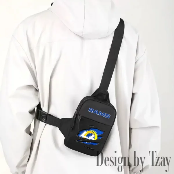 Los Angeles Rams Men Multi-Function Sports Chest Bag Men SPTFCB019 - Image 2