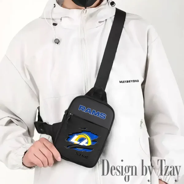 Los Angeles Rams Men Multi-Function Sports Chest Bag Men SPTFCB019