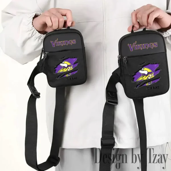 Minnesota Vikings Men Multi-Function Sports Chest Bag Men SPTFCB021 - Image 2