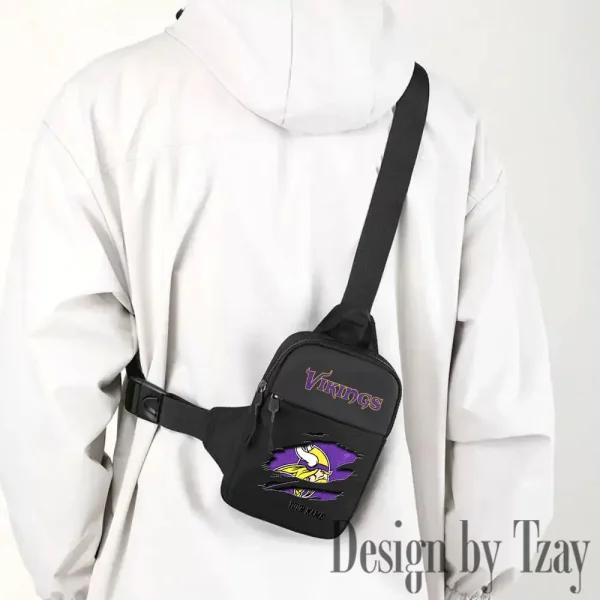 Minnesota Vikings Men Multi-Function Sports Chest Bag Men SPTFCB021