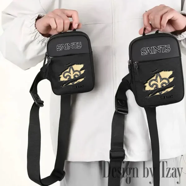 New Orleans Saints Men Multi-Function Sports Chest Bag Men SPTFCB023 - Image 2