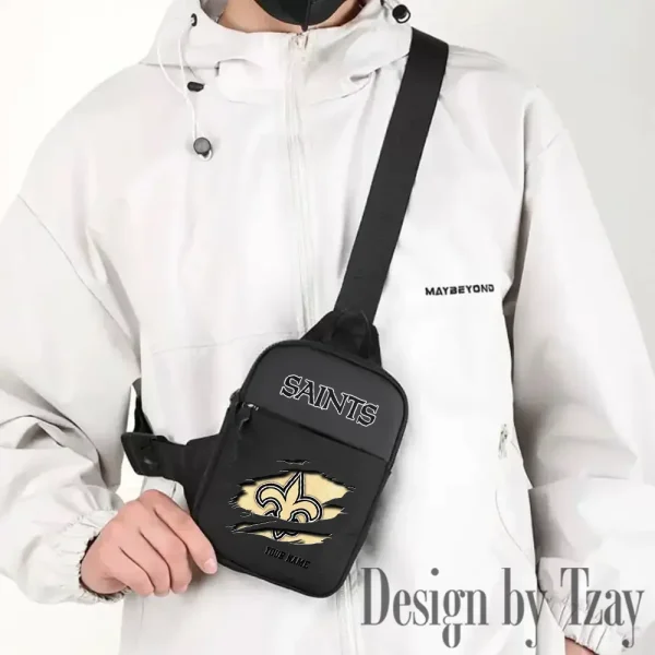 New Orleans Saints Men Multi-Function Sports Chest Bag Men SPTFCB023