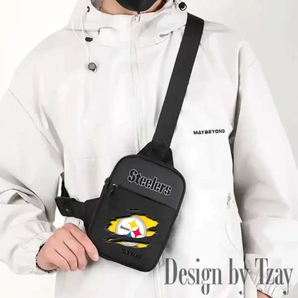 Pittsburgh Steelers Men Multi-Function Sports Chest Bag Men SPTFCB027