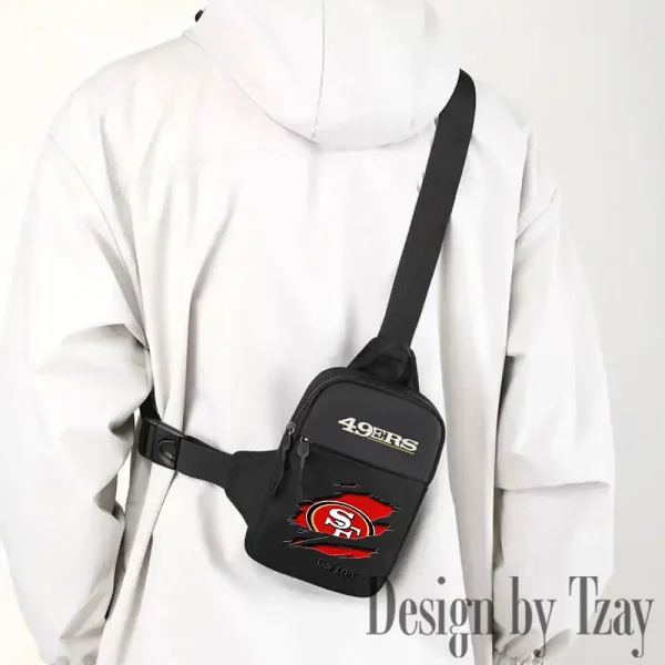 San Francisco 49ers Men Multi-Function Sports Chest Bag Men SPTFCB028 - Image 2