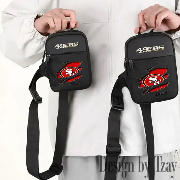 San Francisco 49ers Men Multi-Function Sports Chest Bag Men SPTFCB028 - Image 3