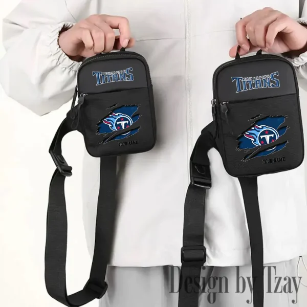 Tennessee Titans Men Multi-Function Sports Chest Bag Men SPTFCB031 - Image 3