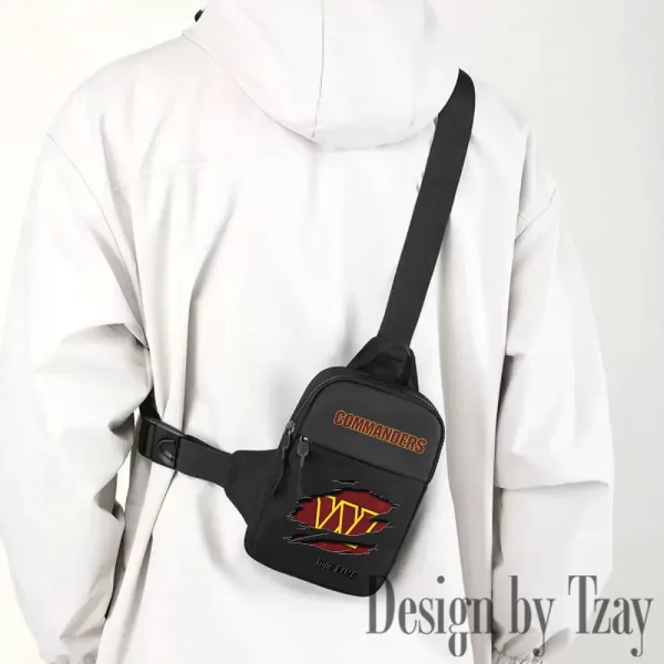 Washington Commanders Men Multi-Function Sports Chest Bag Men SPTFCB032 - Image 2