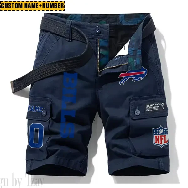 Buffalo Bills New Summer Men Cargo Shorts Fashion 2025  SPTNSM004 - Image 5