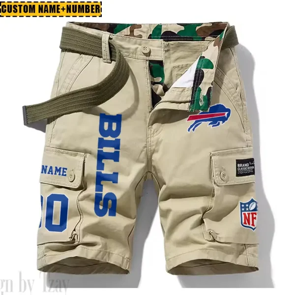 Buffalo Bills New Summer Men Cargo Shorts Fashion 2025  SPTNSM004