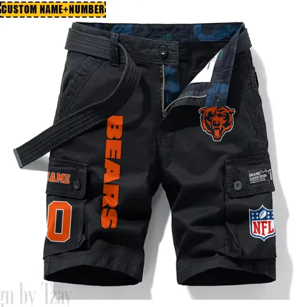 Chicago Bears New Summer Men Cargo Shorts Fashion 2025  SPTNSM006 - Image 2