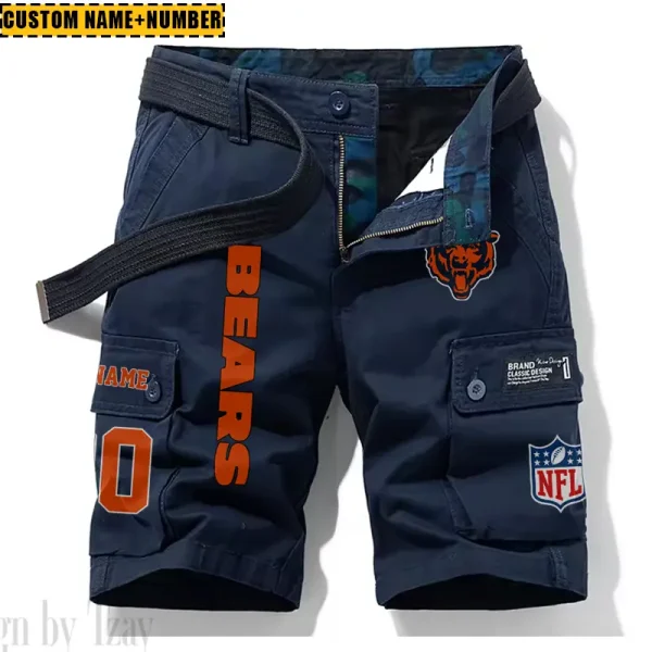 Chicago Bears New Summer Men Cargo Shorts Fashion 2025  SPTNSM006 - Image 3
