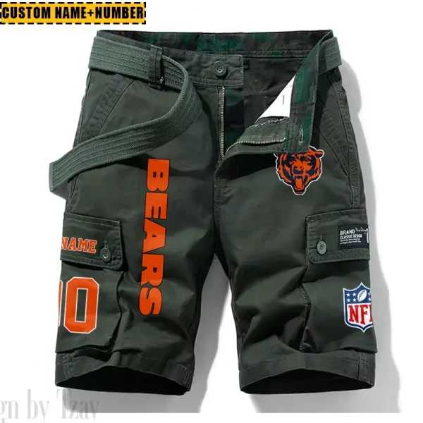 Chicago Bears New Summer Men Cargo Shorts Fashion 2025  SPTNSM006 - Image 5