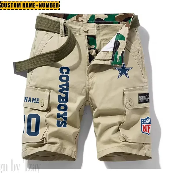 Dallas Cowboys New Summer Men Cargo Shorts Fashion 2025  SPTNSM009 - Image 2