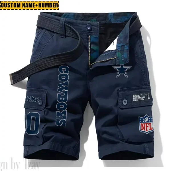Dallas Cowboys New Summer Men Cargo Shorts Fashion 2025  SPTNSM009 - Image 3