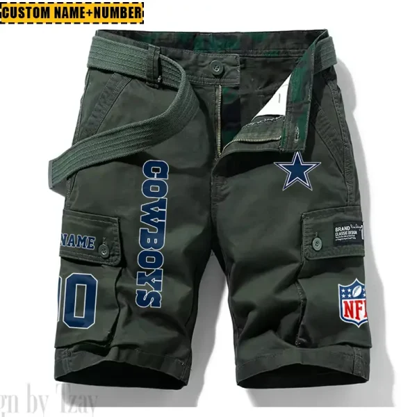 Dallas Cowboys New Summer Men Cargo Shorts Fashion 2025  SPTNSM009 - Image 4