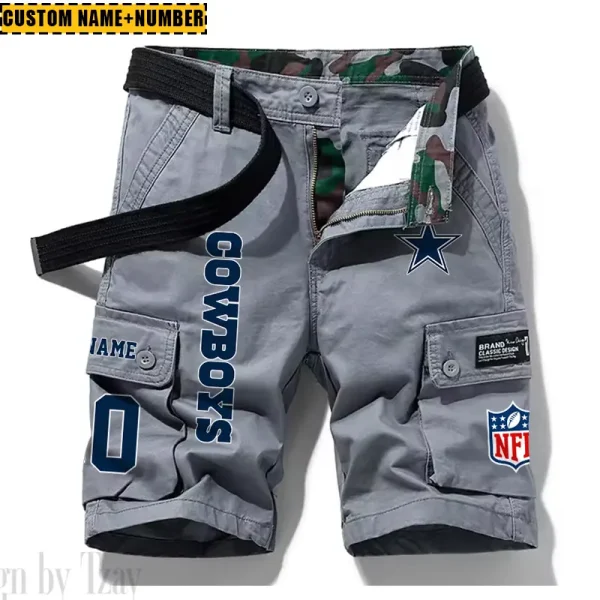 Dallas Cowboys New Summer Men Cargo Shorts Fashion 2025  SPTNSM009 - Image 5
