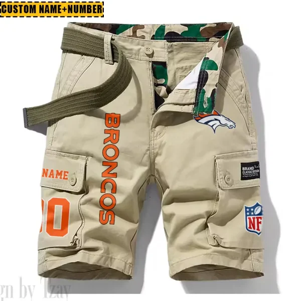 Denver Broncos New Summer Men Cargo Shorts Fashion 2025  SPTNSM010 - Image 5
