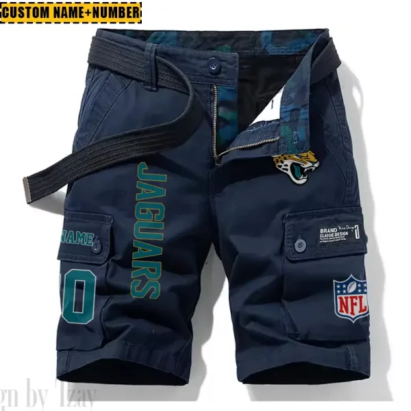 Jacksonville Jaguars New Summer Men Cargo Shorts Fashion 2025  SPTNSM015 - Image 4