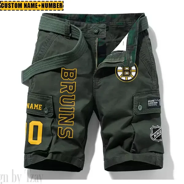 Boston Bruins New Summer Men Cargo Shorts Fashion 2025 SPTNSM034 - Image 3