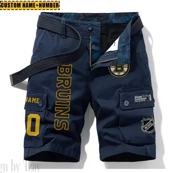 Boston Bruins New Summer Men Cargo Shorts Fashion 2025 SPTNSM034 - Image 4
