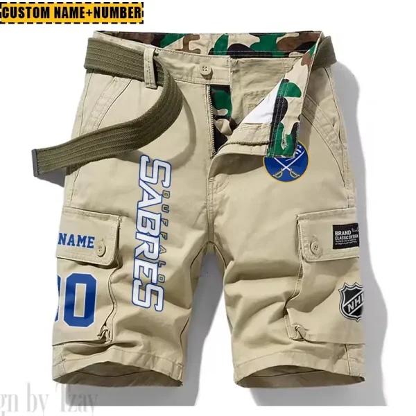 Buffalo Sabres New Summer Men Cargo Shorts Fashion 2025 SPTNSM035 - Image 2