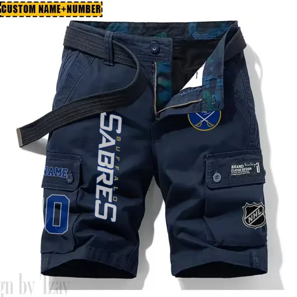 Buffalo Sabres New Summer Men Cargo Shorts Fashion 2025 SPTNSM035 - Image 3